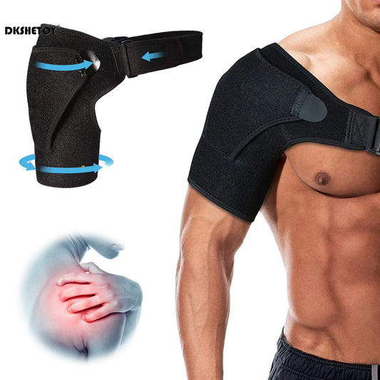 Soutien d'épaule pour physiothérapie rotateur cuff pour hommes, ajustable, compatible avec bras gauche et droit, 1/2 pièces.
