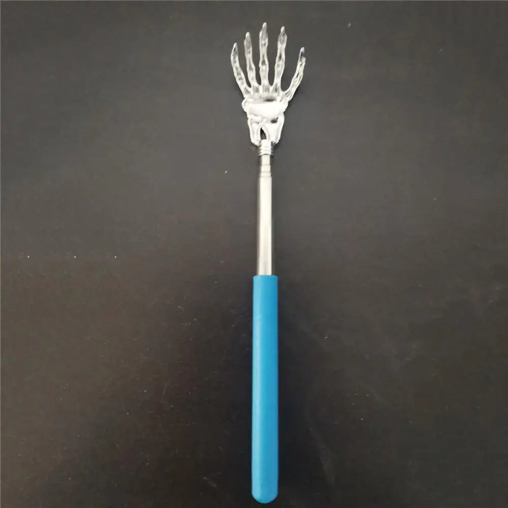 Grattoir extensible en acier inoxydable pour le dos, outil ultime de soulagement des démangeaisons en couleurs aléatoires.