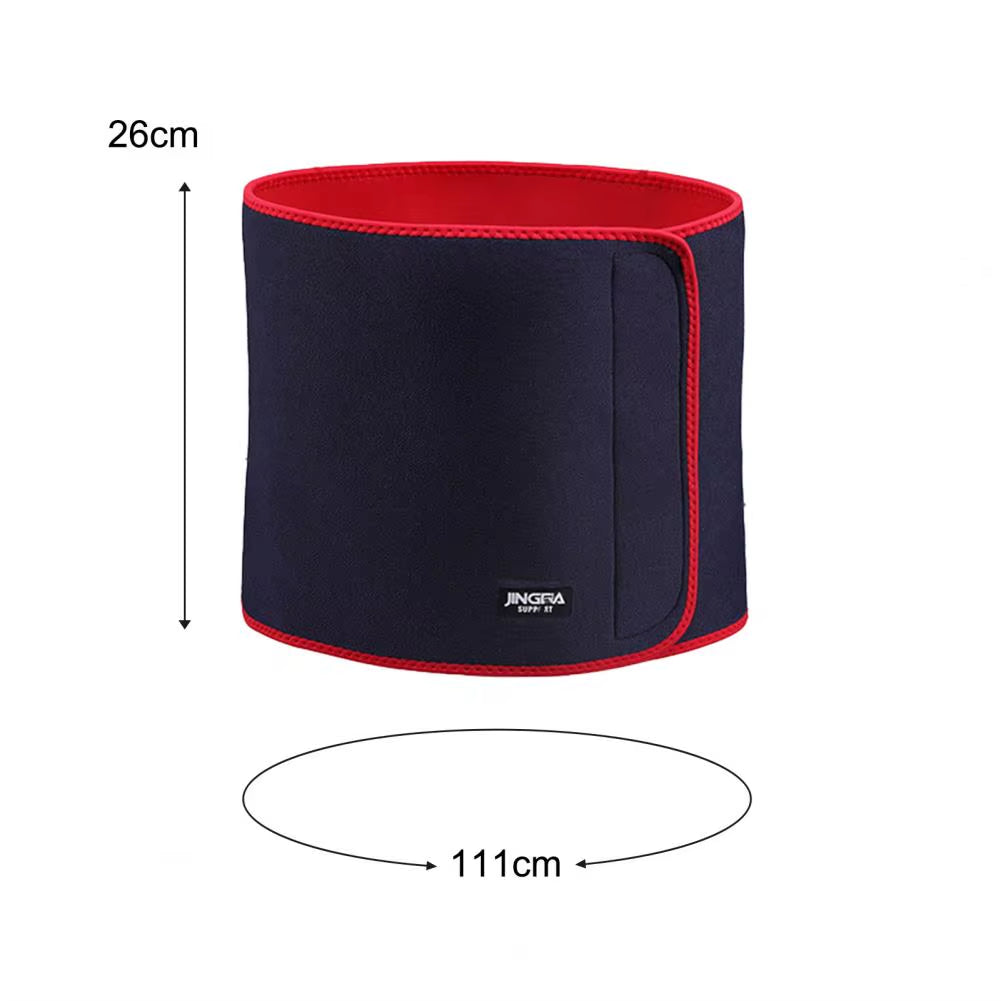 1 Pcs JINGBA Men Waist Trimmers Soft Adjustable Elastic Chloroprene Rubber Breathable Lumbar Support Brace Sport Protective Gear