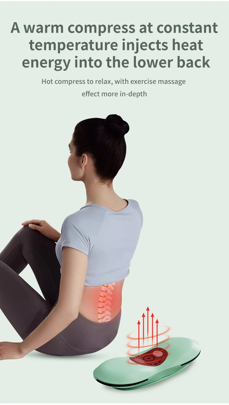 Appareil de Traction lombaire électrique, masseur avec fonction de chaleur et intensité réglable, dispositif électrique gonflable pour civière arrière