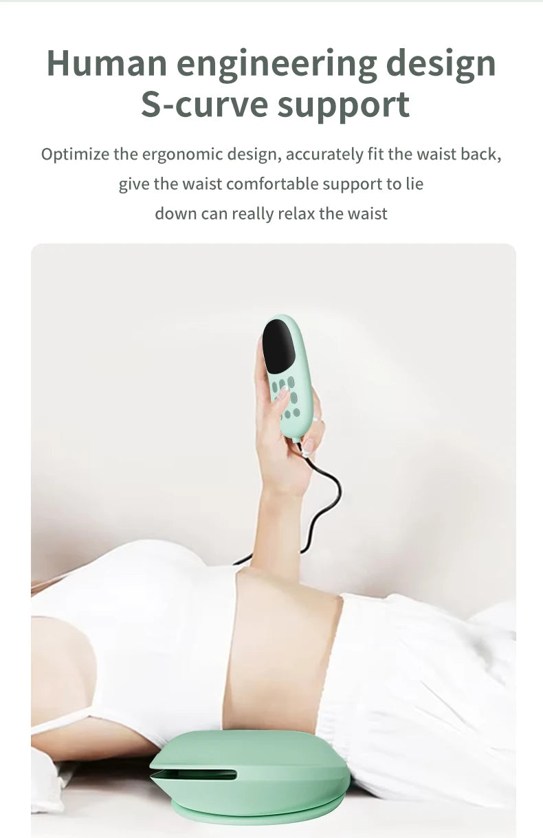 Appareil de Traction lombaire électrique, masseur avec fonction de chaleur et intensité réglable, dispositif électrique gonflable pour civière arrière