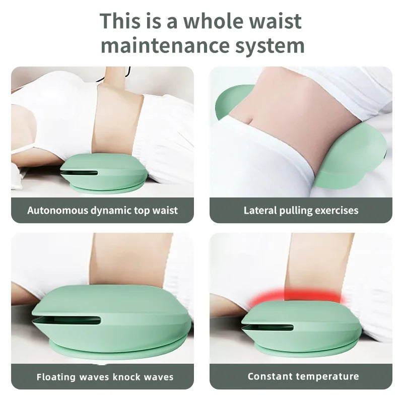 Appareil de Traction lombaire électrique, masseur avec fonction de chaleur et intensité réglable, dispositif électrique gonflable pour civière arrière