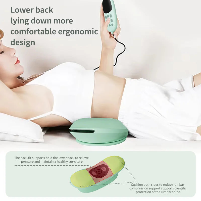 Appareil de Traction lombaire électrique, masseur avec fonction de chaleur et intensité réglable, dispositif électrique gonflable pour civière arrière