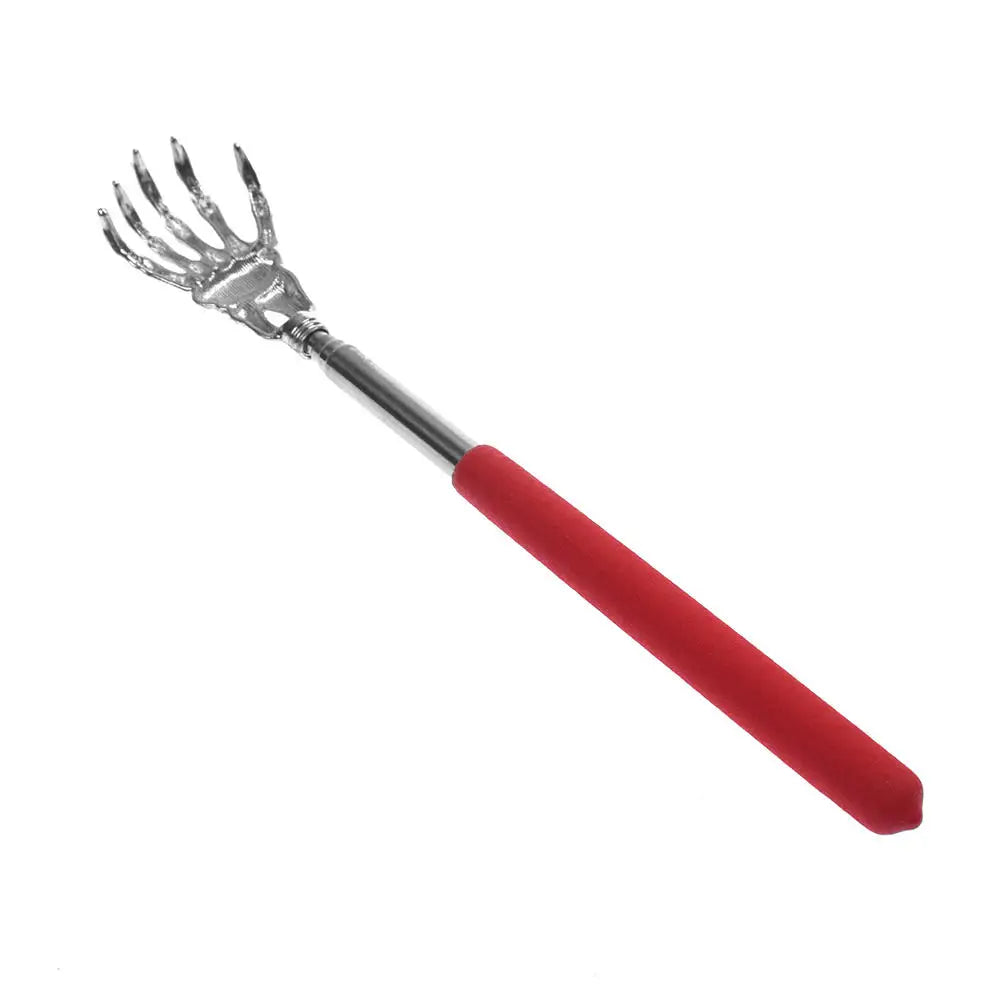 Grattoir extensible en acier inoxydable pour le dos, outil ultime soulagement démangeaisons en couleurs aléatoires, durable et pratique.