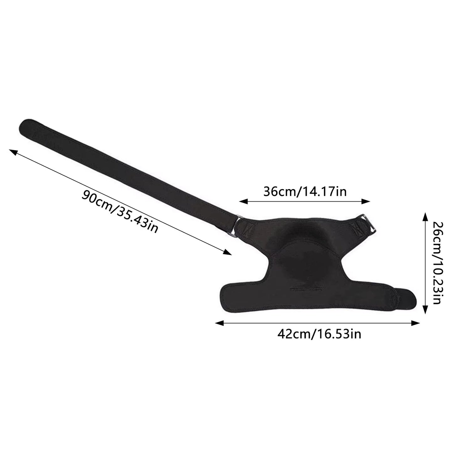 Support d'épaule ajustable pour thérapie, récupération rotator cuff pour hommes, manchette stabilisatrice gauche/droite, 1/2 pièces.